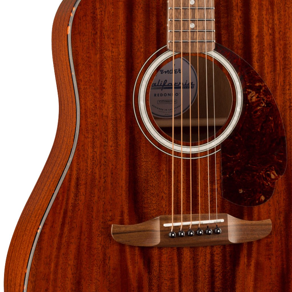 Fender California Deluxe Redondo Mahogany Acoustic Guitar - Natural Acoustic Guitars Sky Music