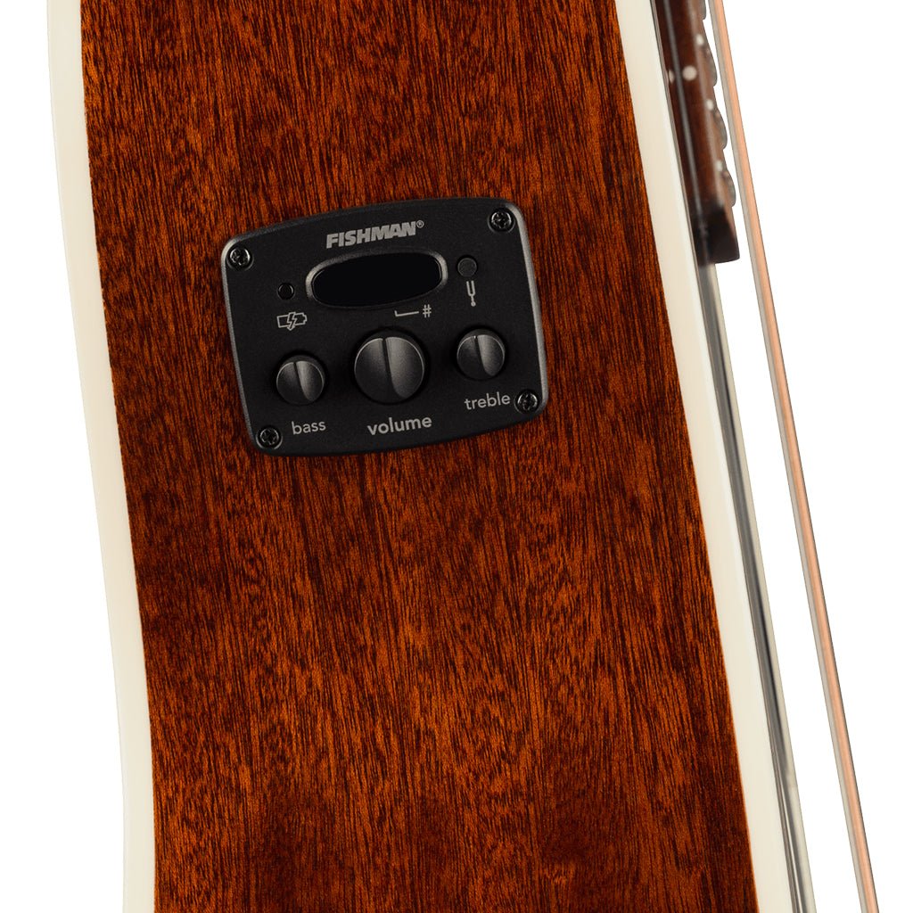 Fender California Deluxe Villager E 12-String Acoustic-Electric - Black Acoustic Guitars Sky Music