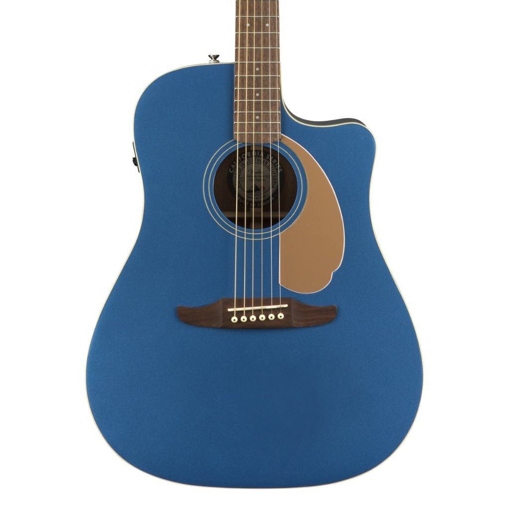 Fender California Redondo Player Acoustic Guitar - Belmont Blue, Walnut Fingerboard Acoustic Guitars Sky Music