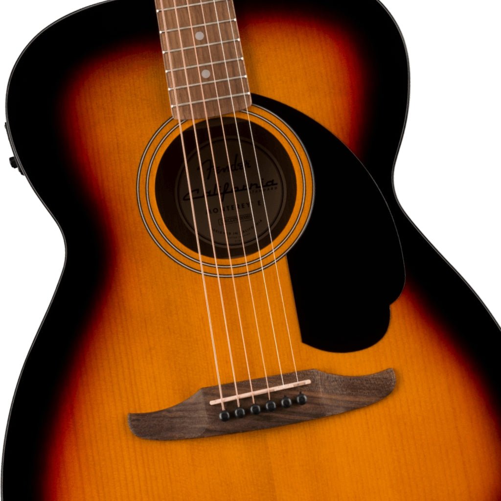 Fender California Standard Monterey E Acoustic Guitar - 3-Color Sunburst, Spruce Top Acoustic Guitars Sky Music