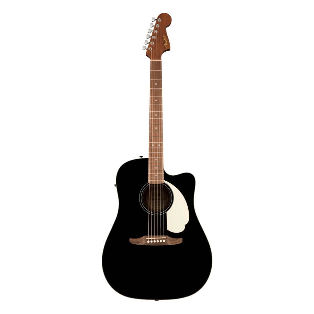 Fender California Standard Redondo CE Acoustic-Electric Guitar - Black, Spruce Top Acoustic Guitars Sky Music