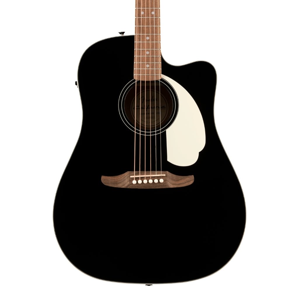 Fender California Standard Redondo CE Acoustic-Electric Guitar - Black, Spruce Top Acoustic Guitars Sky Music