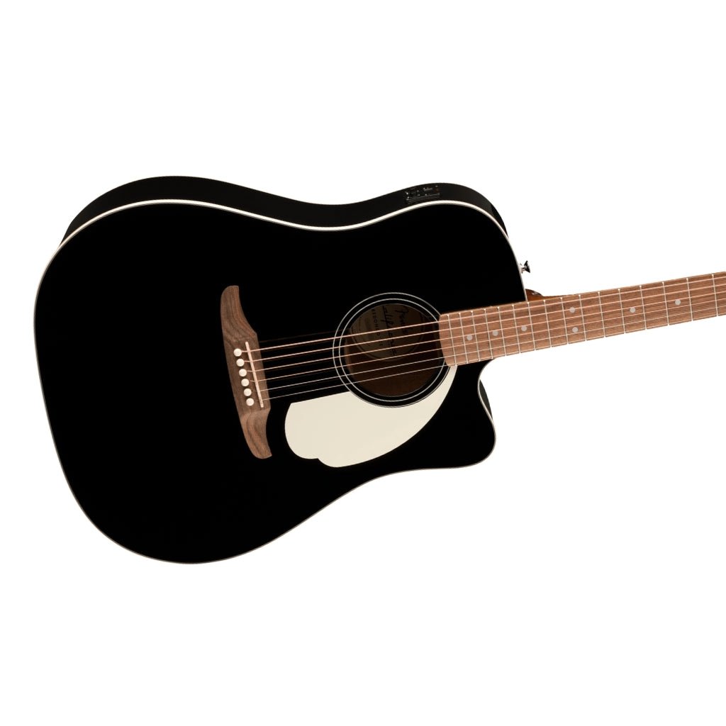 Fender California Standard Redondo CE Acoustic-Electric Guitar - Black, Spruce Top Acoustic Guitars Sky Music