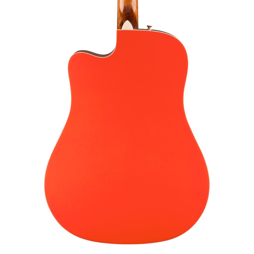 Fender California Standard Redondo CE Acoustic-Electric Guitar - Fiesta Red, Spruce Top Acoustic Guitars Sky Music