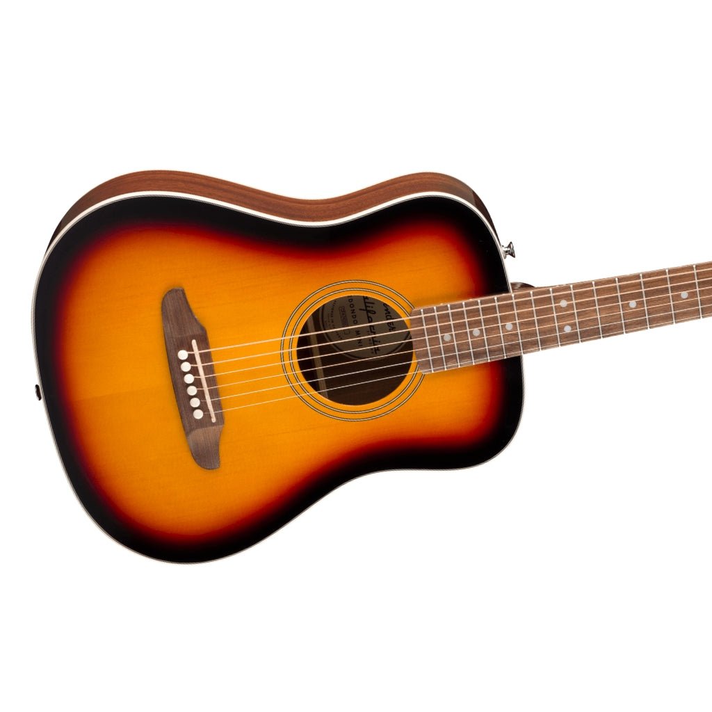 Fender California Standard Redondo Mini Acoustic Guitar - 3-Color Sunburst, Spruce Top Acoustic Guitars Sky Music