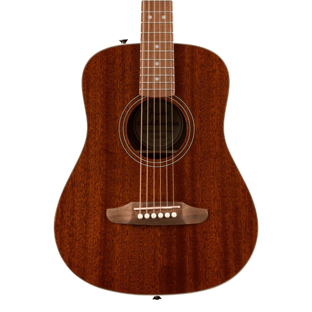 Fender California Standard Redondo Mini Acoustic Guitar - Natural Sapele, Sapele Top Acoustic Guitars Sky Music