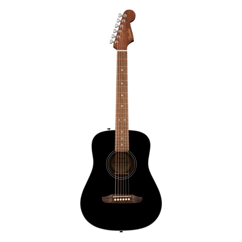 Fender California Standard Redondo Mini Acoustic Guitar with Bag - Black Acoustic Guitars Sky Music