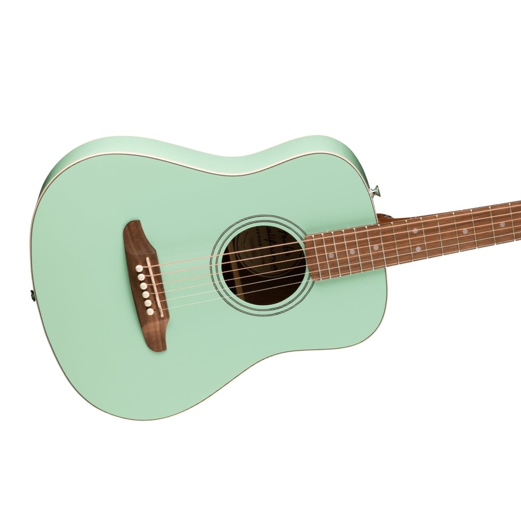 Fender California Standard Redondo Mini Acoustic Guitar with Bag - Surf Green, Spruce Top Acoustic Guitars Sky Music