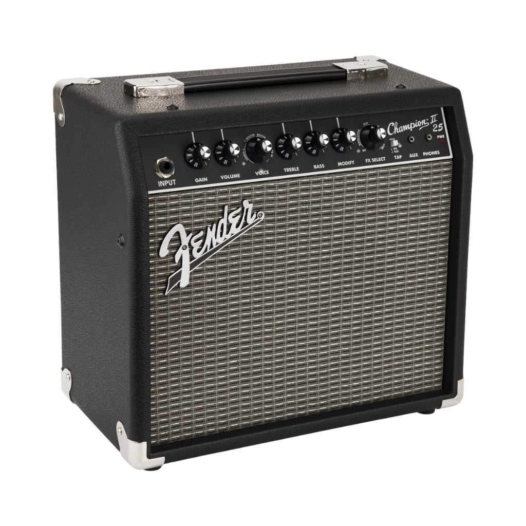 Fender Champion II 25-watt 1 x 8-inch Combo Amplifier Electric Guitar Amplifiers Sky Music