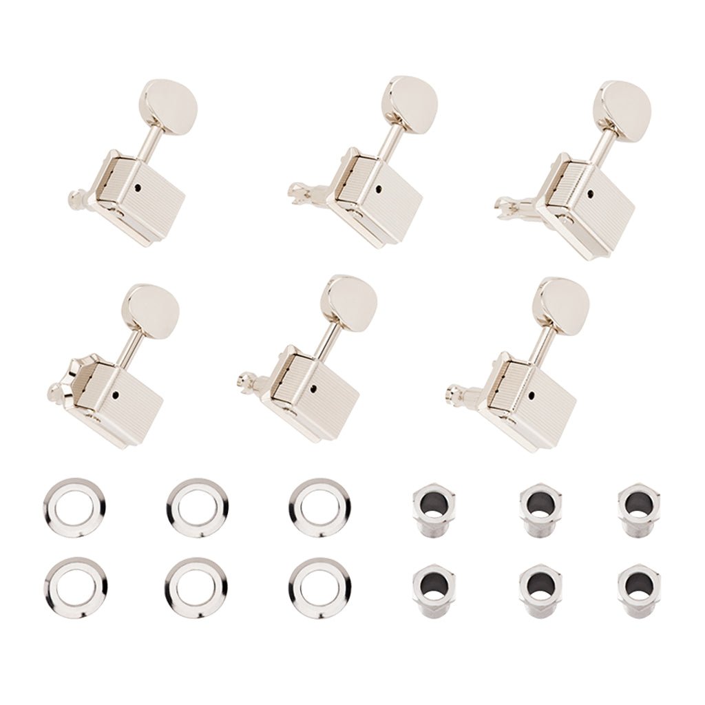 Fender ClassicGear Staggered Tuning Machines - Chrome Guitar Spare Parts Sky Music