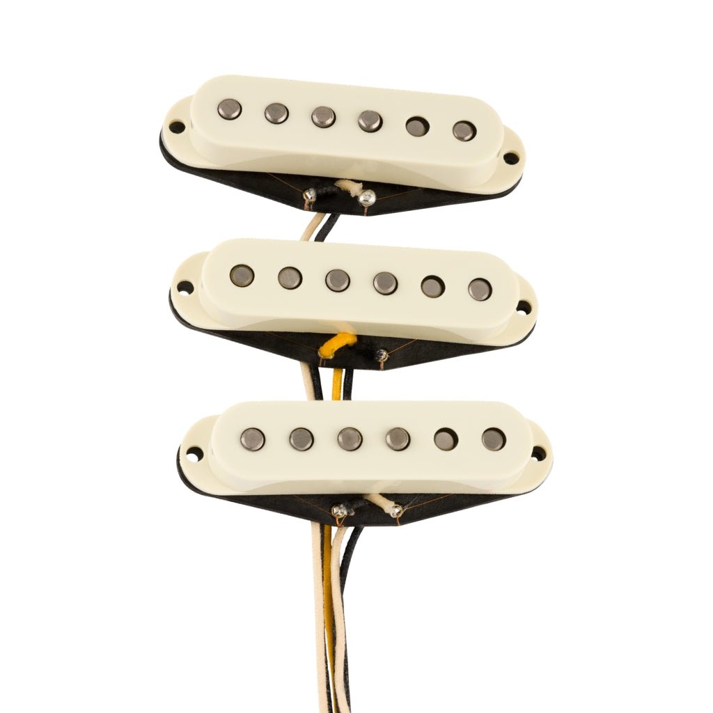 Fender Coastline 57 Stratocaster Single-Coil Pickup Set - Vintage White Electric Guitar Pickups Sky Music