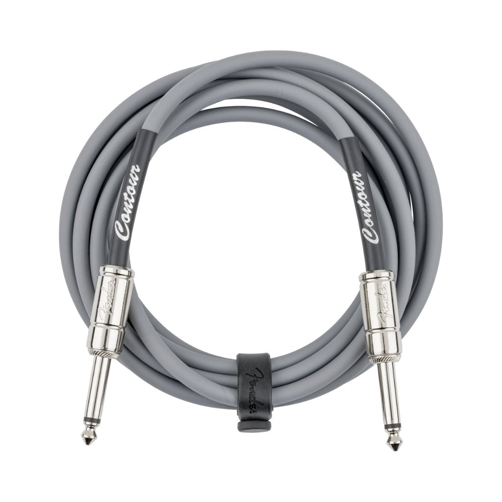 Fender Contour Series 10ft Instrument Cable - Inca Silver Instrument Cables Sky Music