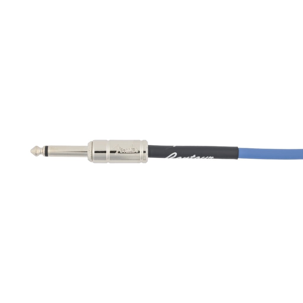 Fender Contour Series Instrument Cable - Lake Placid Blue, 10 feet Instrument Cables Sky Music