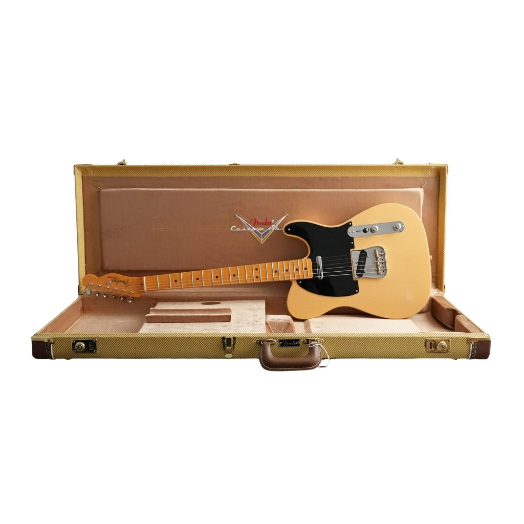 Fender Custom Shop 1952 Telecaster Deluxe Closet Classic Masterbuilt Greg Fessler - Nocaster Blonde Electric Guitars Sky Music