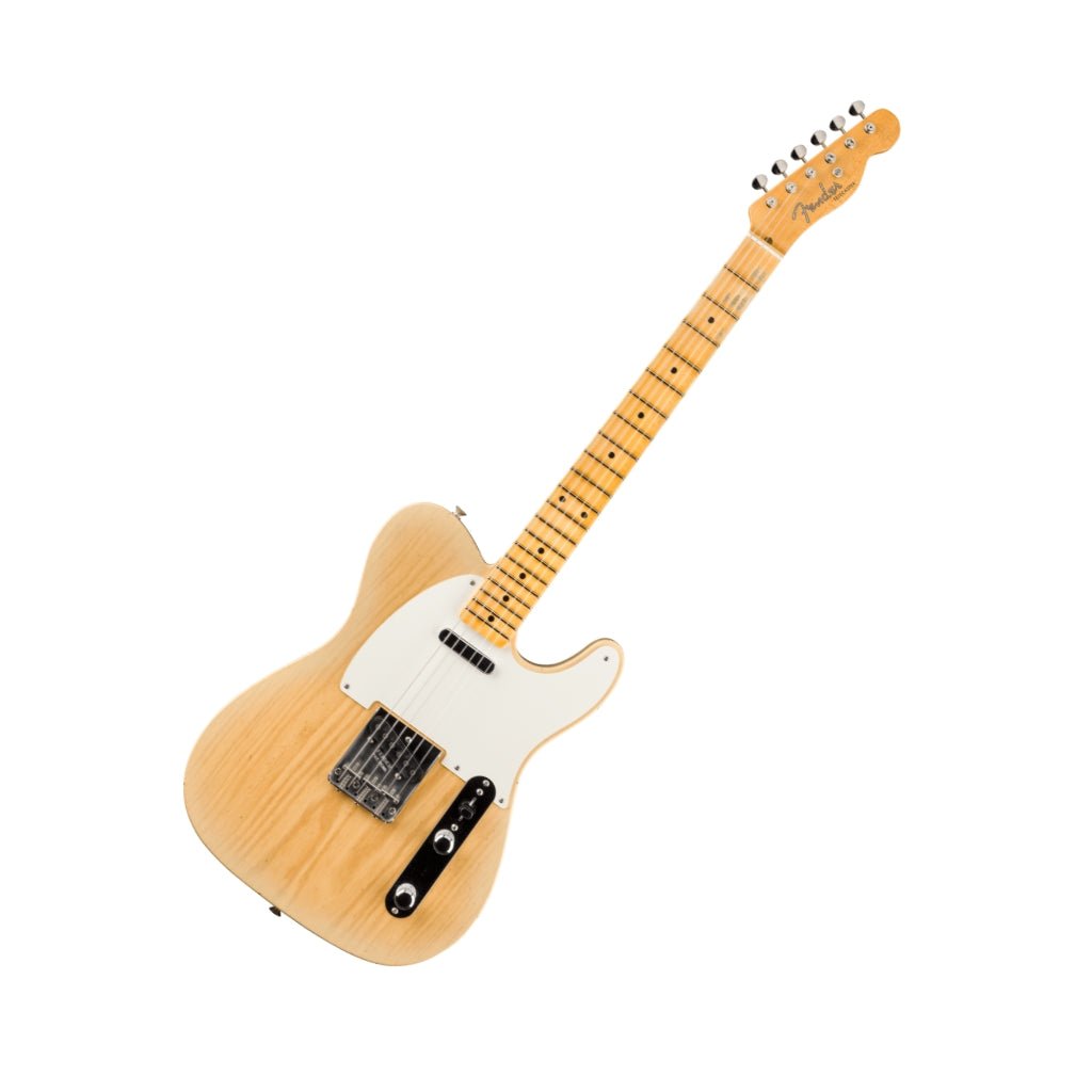 Fender Custom Shop 1955 Telecaster Journeyman Relic with Closet Classic Hardware - Super Aged Natural Blonde Electric Guitars Sky Music