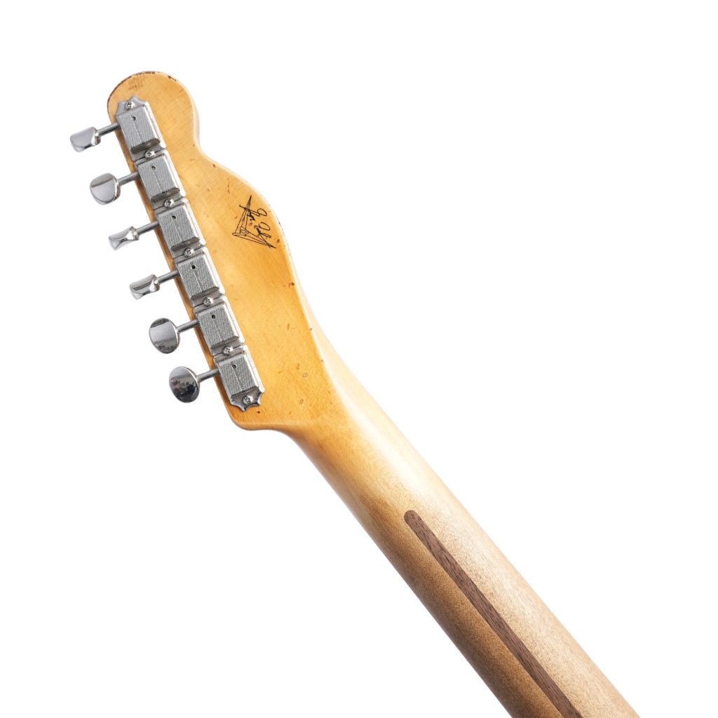 Fender Custom Shop 1960 Stratocaster w/Reverse Telecaster Peg Heavy Relic Electric Guitar - Black over 3-Color Sunburst - Masterbuilt by Greg Fessler Electric Guitars Sky Music
