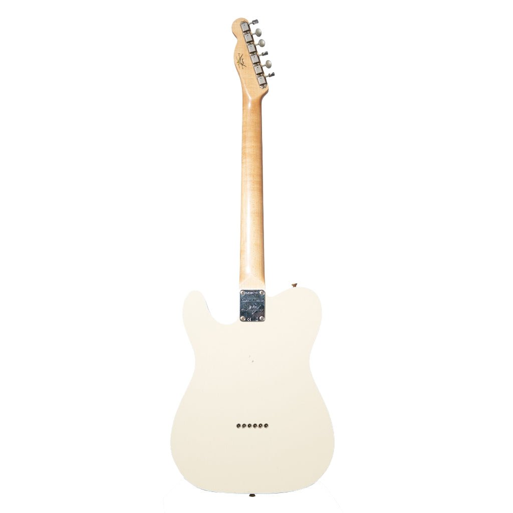 Fender Custom Shop 1960 Telecaster Custom Journeyman Relic - Vintage White Electric Guitars Sky Music