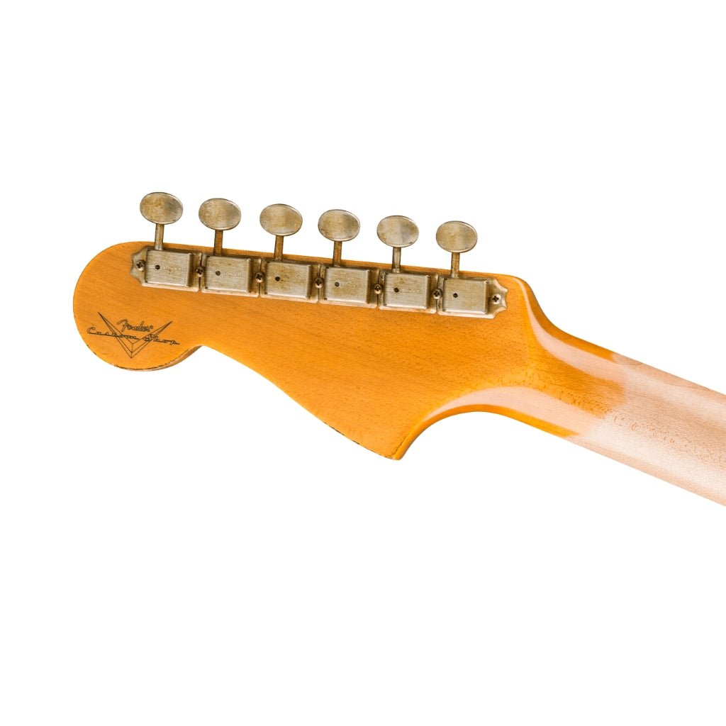 Fender Custom Shop 1963 Jazzmaster Relic - Aged Surf Green, Rosewood Fingerboard Electric Guitars Sky Music