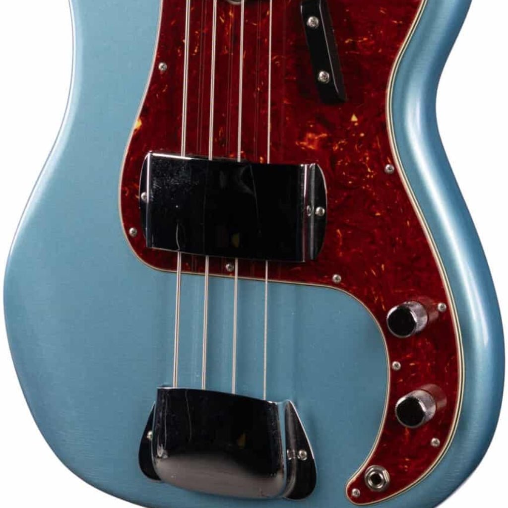 Fender Custom Shop 1965 Precision Bass DLX Closet Classic - Blue Agave Bass Guitars Sky Music
