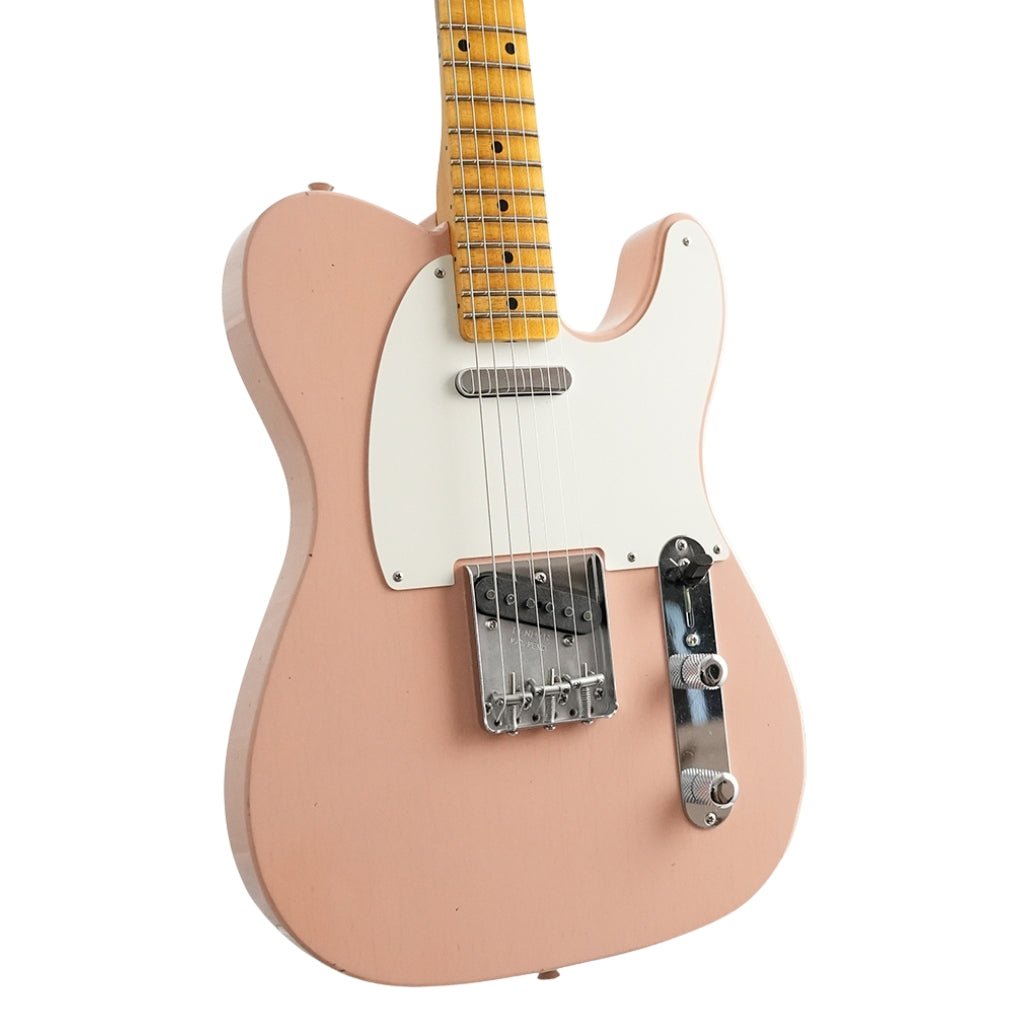 Fender Custom Shop '55 Telecaster Journeyman Relic Electric Guitar - Shell Pink Electric Guitars Sky Music