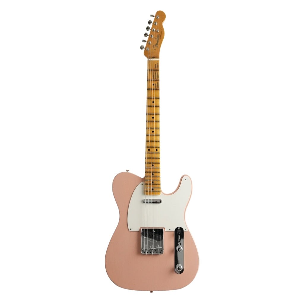 Fender Custom Shop '55 Telecaster Journeyman Relic Electric Guitar - Shell Pink Electric Guitars Sky Music