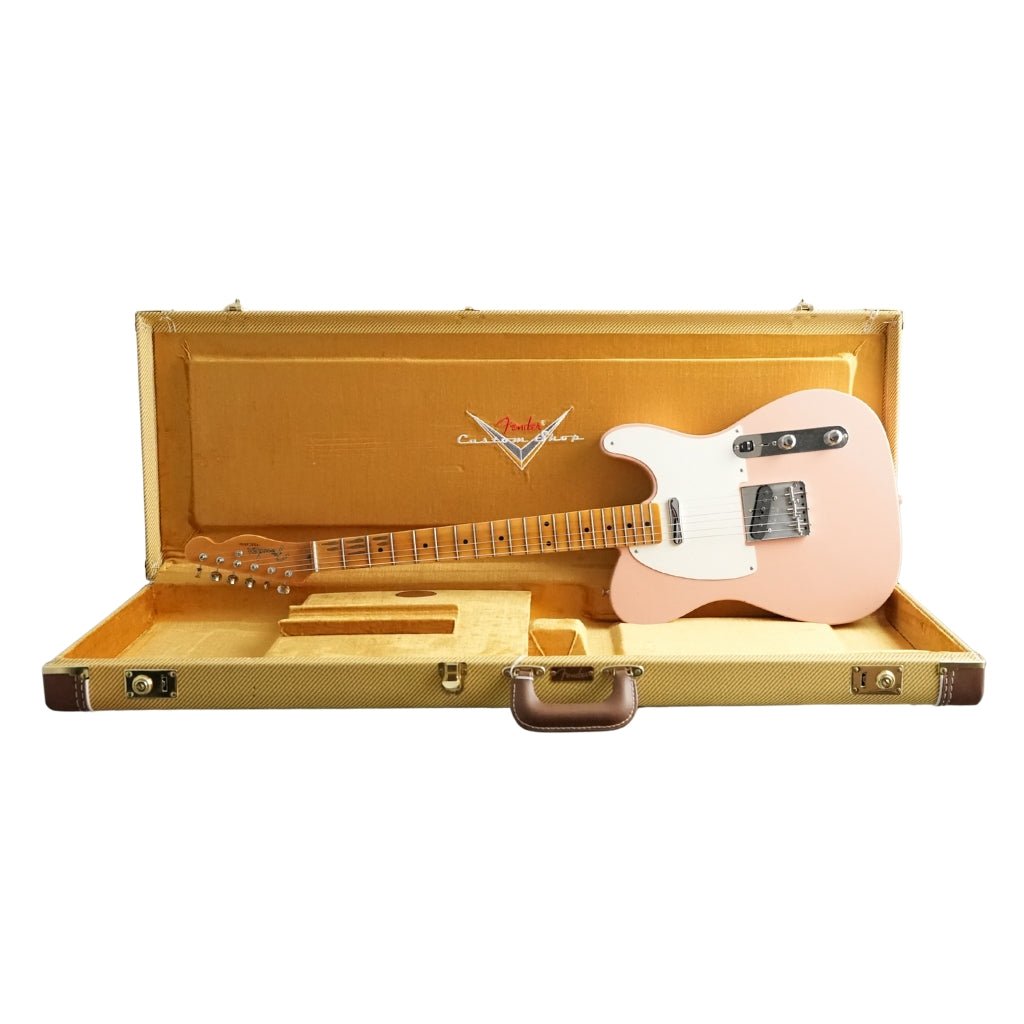 Fender Custom Shop '55 Telecaster Journeyman Relic Electric Guitar - Shell Pink Electric Guitars Sky Music