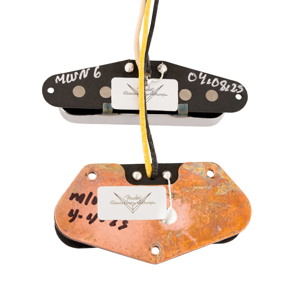 Fender Custom Shop '55/'56 Whiteguard Telecaster Pickups - Set of 2 Electric Guitar Pickups Sky Music