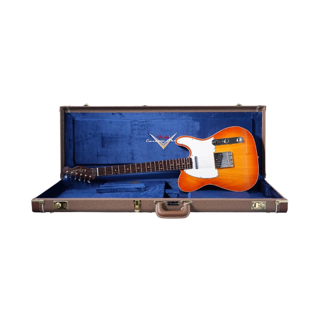 Fender Custom Shop 60 Telecaster Custom Roadworn NOS - Sienna Sunburst Electric Guitars Sky Music