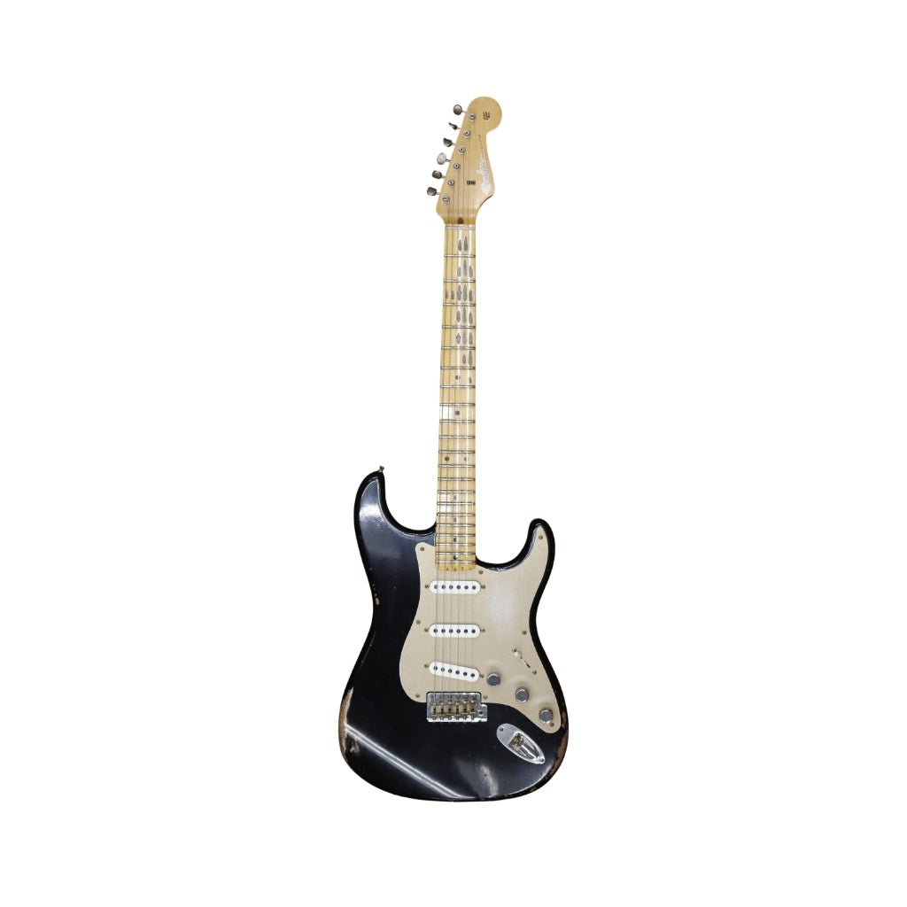 Fender Custom Shop B6 50s Stratocaster Relic Limited Edition Electric Guitar - Aged Black Electric Guitars Sky Music
