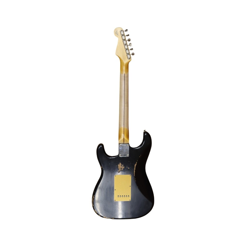Fender Custom Shop B6 50s Stratocaster Relic Limited Edition Electric Guitar - Aged Black Electric Guitars Sky Music