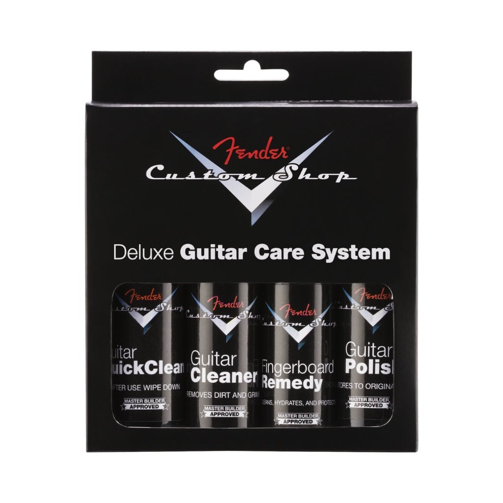 Fender Custom Shop Deluxe Guitar Care System - 4 Pack, Black Other Sky Music