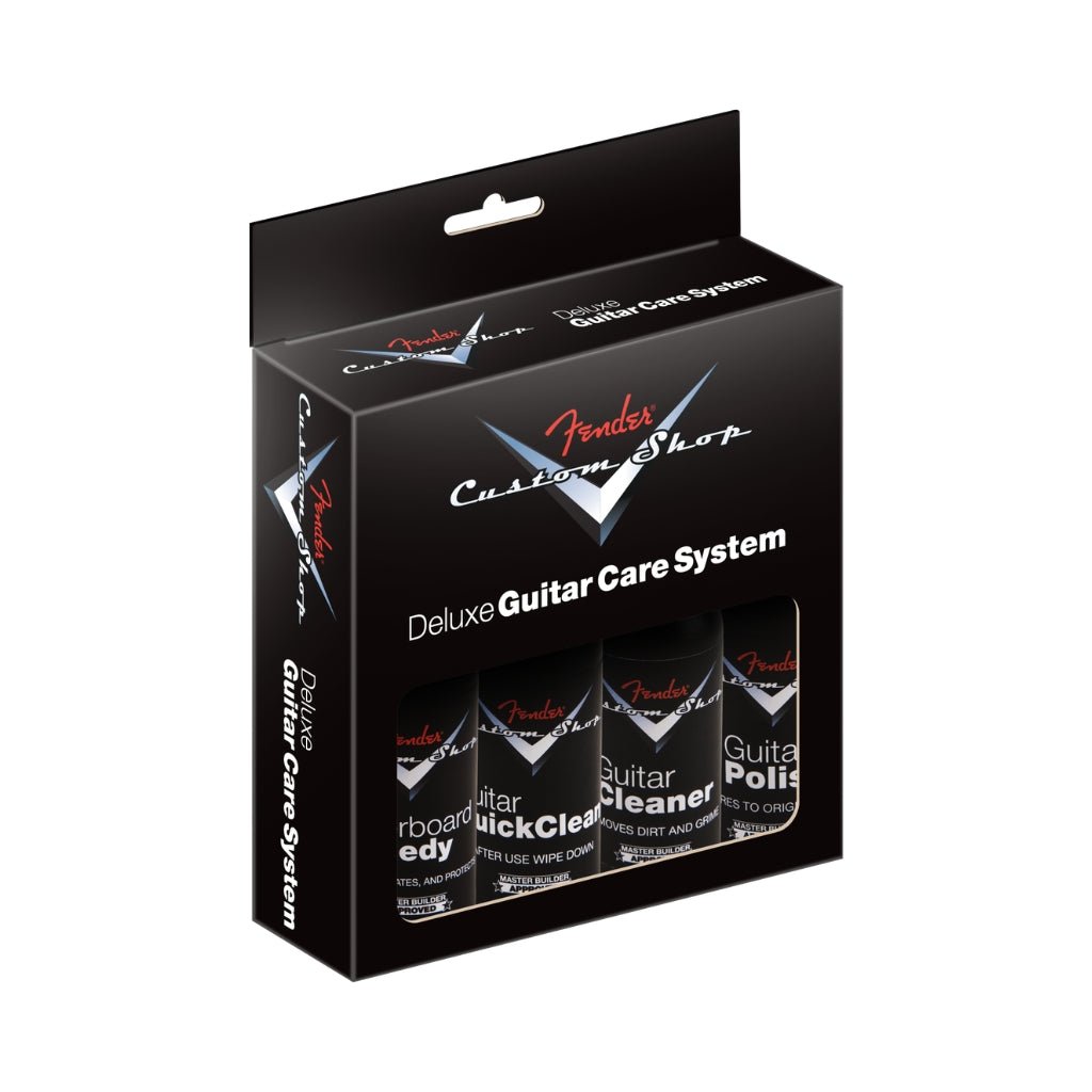 Fender Custom Shop Deluxe Guitar Care System - 4 Pack, Black Other Sky Music