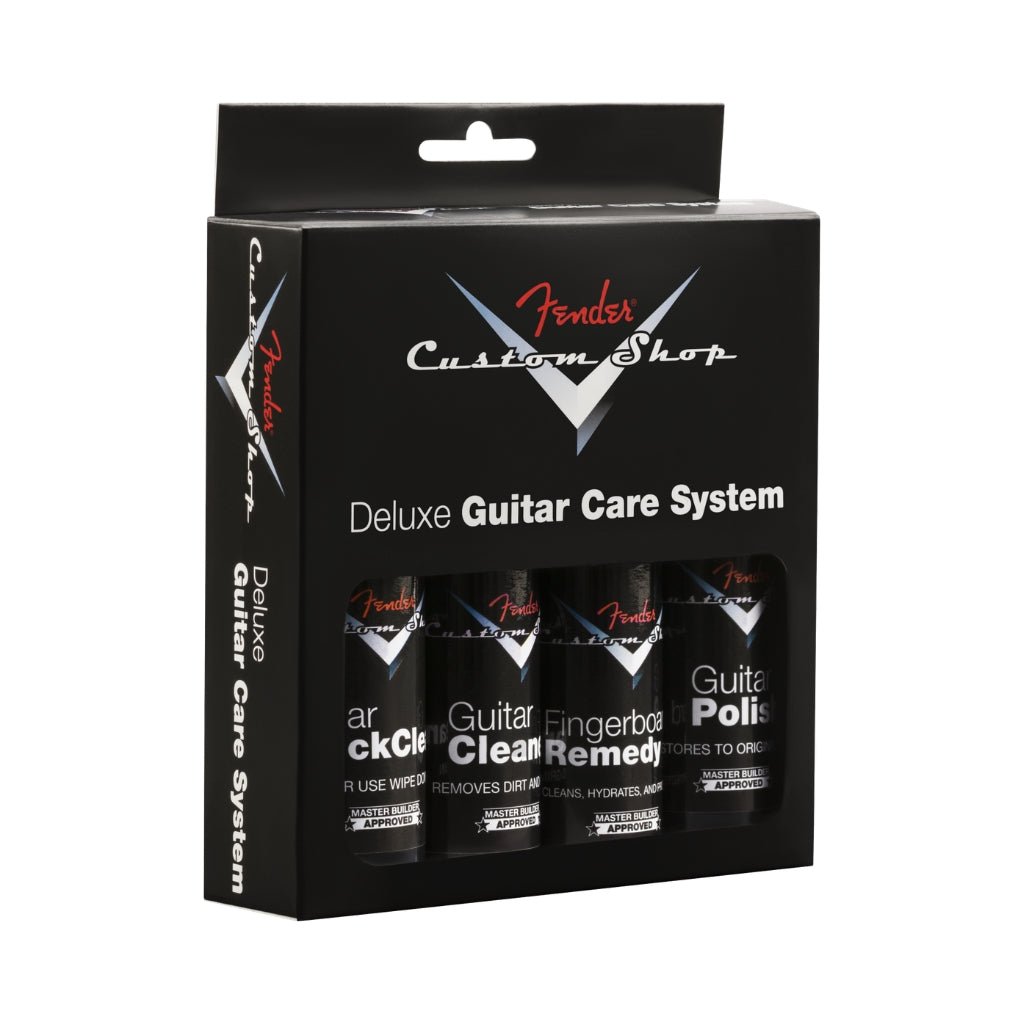 Fender Custom Shop Deluxe Guitar Care System - 4 Pack, Black Other Sky Music