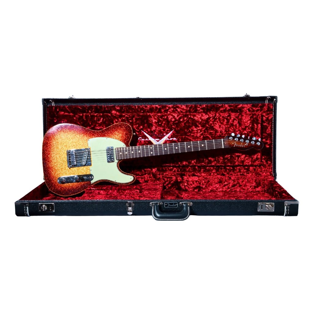 Fender Custom Shop Dual Stack HS Telecaster Closet Classic - 3 Colour Sparkle Sunburst Electric Guitars Sky Music