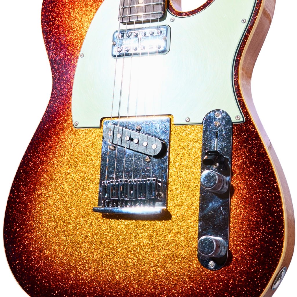 Fender Custom Shop Dual Stack HS Telecaster Closet Classic - 3 Colour Sparkle Sunburst Electric Guitars Sky Music