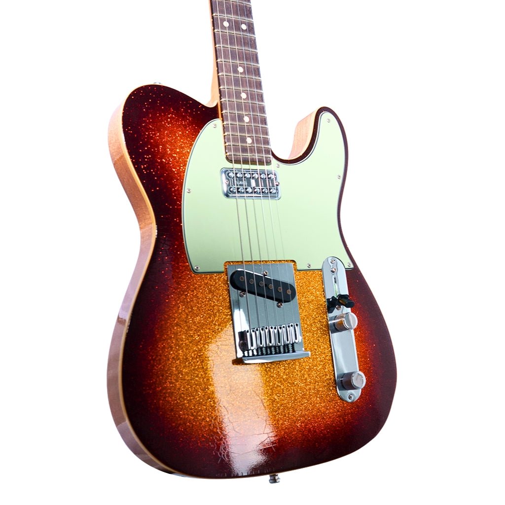 Fender Custom Shop Dual Stack HS Telecaster Closet Classic - 3 Colour Sparkle Sunburst Electric Guitars Sky Music