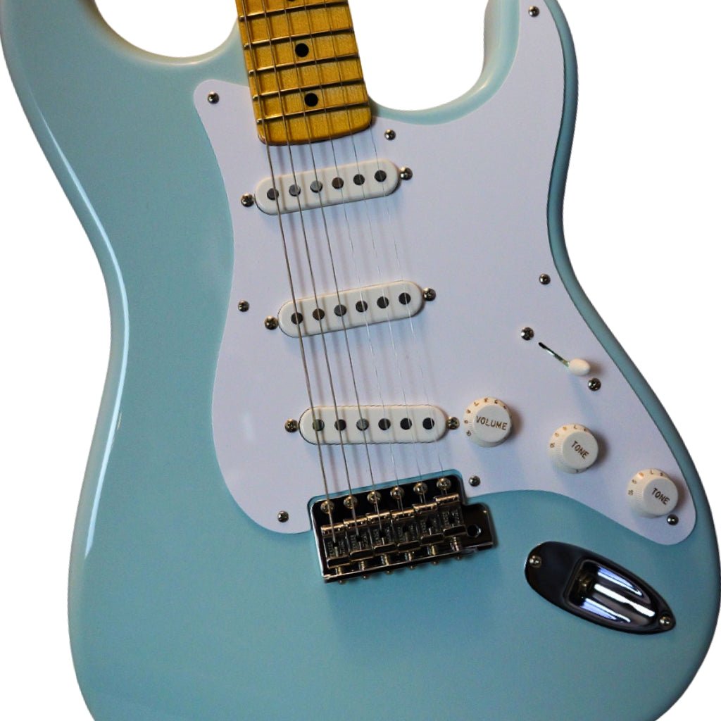 Fender Custom Shop Limited Edition 1954 Stratocaster NOS - Sonic Blue, Masterbuilt by Paul Weller Electric Guitars Sky Music