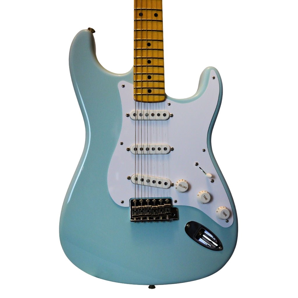 Fender Custom Shop Limited Edition 1954 Stratocaster NOS - Sonic Blue, Masterbuilt by Paul Weller Electric Guitars Sky Music