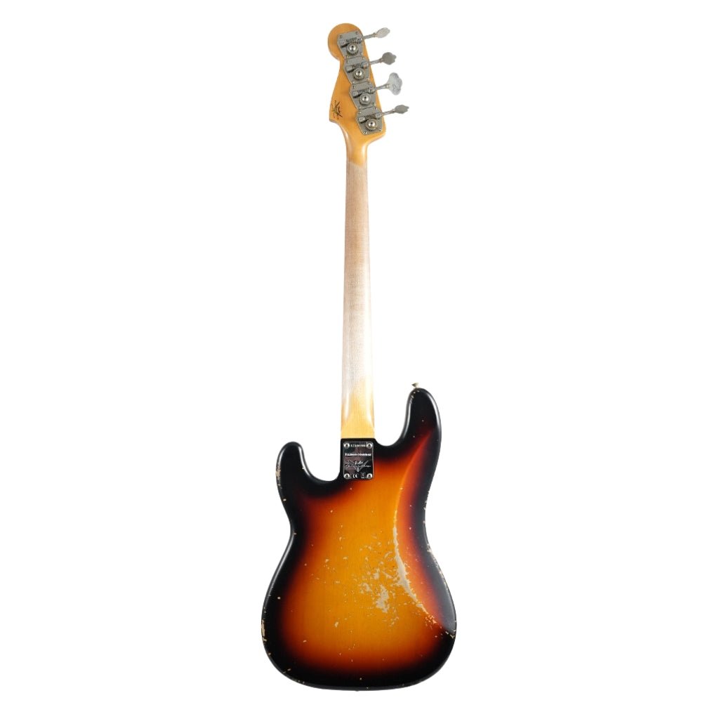 Fender Custom Shop Limited Edition ’59 Heavy Relic Precision Bass - 3-Color Sunburst, Rosewood Fingerboard Bass Guitars Sky Music