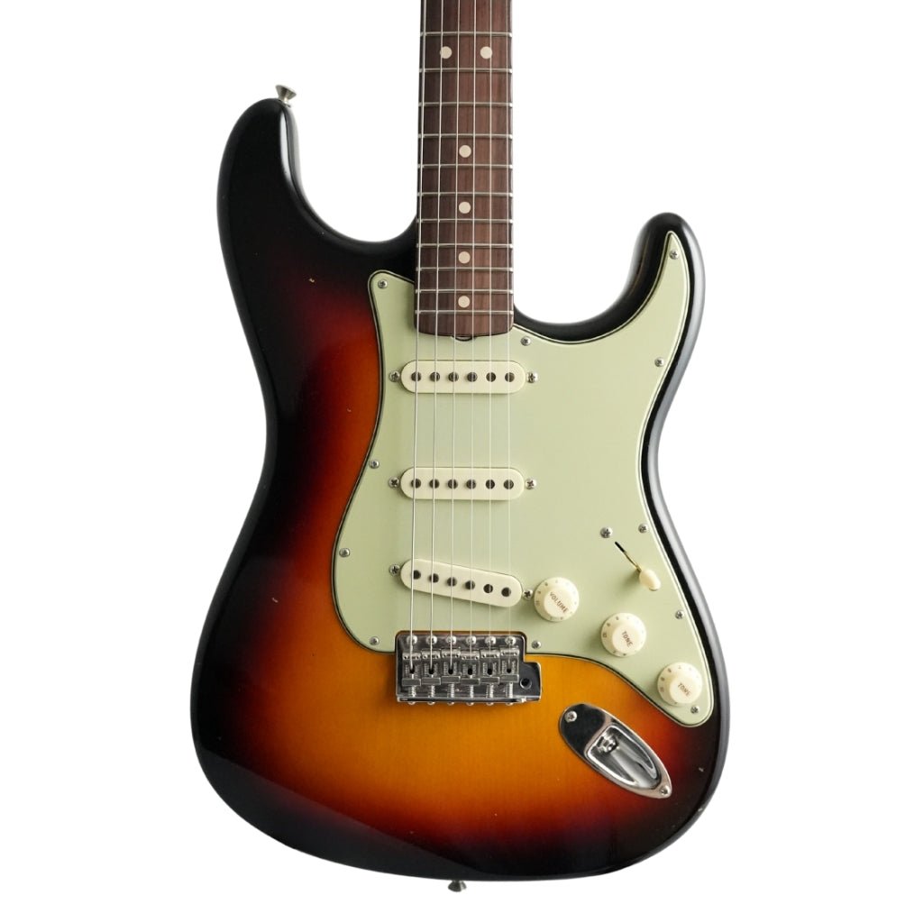 Fender Custom Shop Limited Edition 64/65 Stratocaster Aged Relic - 3-Tone Sunburst Electric Guitars Sky Music