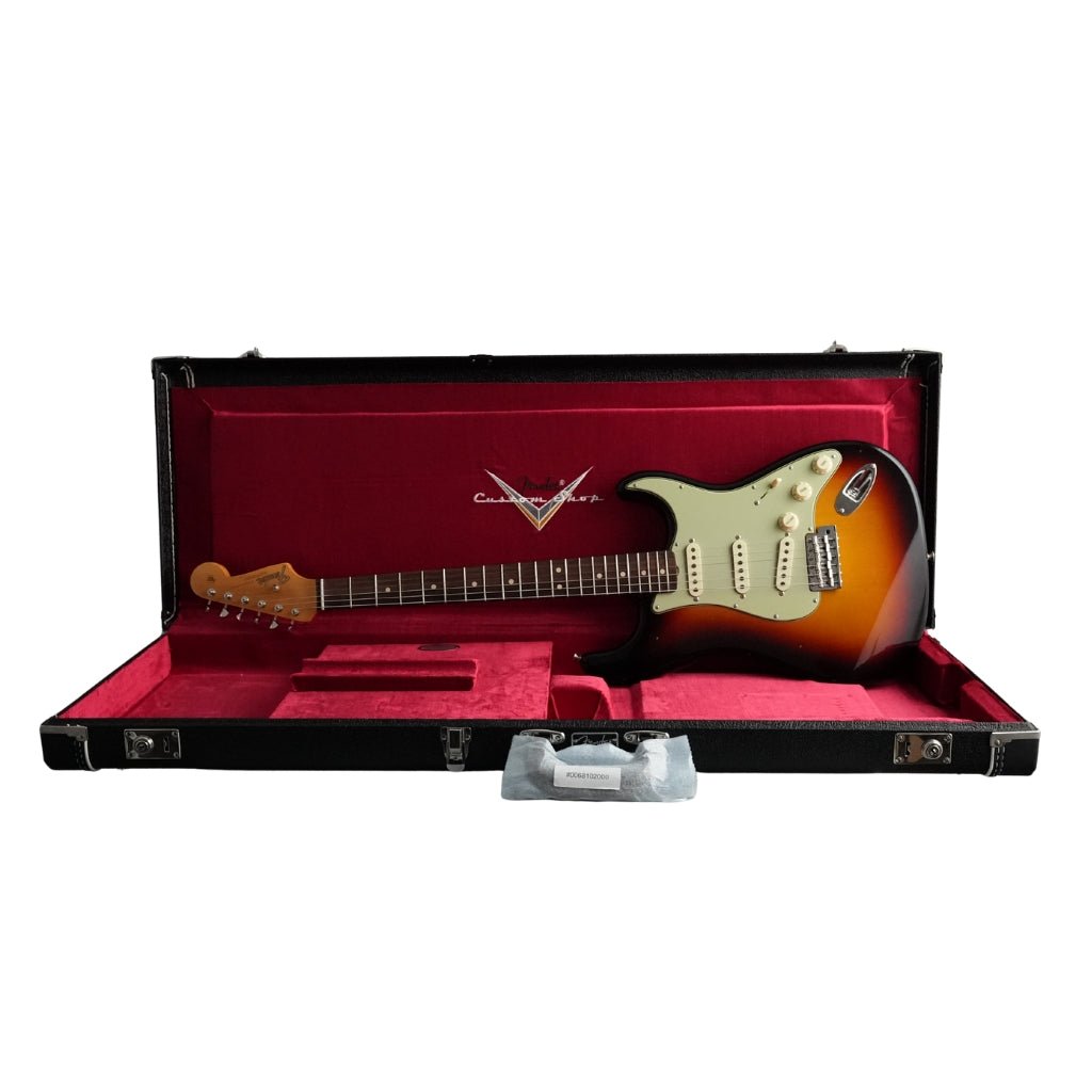 Fender Custom Shop Limited Edition 64/65 Stratocaster Aged Relic - 3-Tone Sunburst Electric Guitars Sky Music