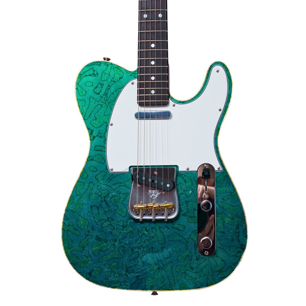 Fender Custom Shop Masterbuilt Telecaster NOS Foil Top by David Brown - Bronze Back Electric Guitars Sky Music