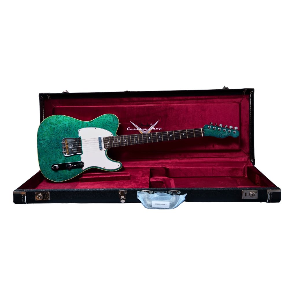 Fender Custom Shop Masterbuilt Telecaster NOS Foil Top by David Brown - Bronze Back Electric Guitars Sky Music