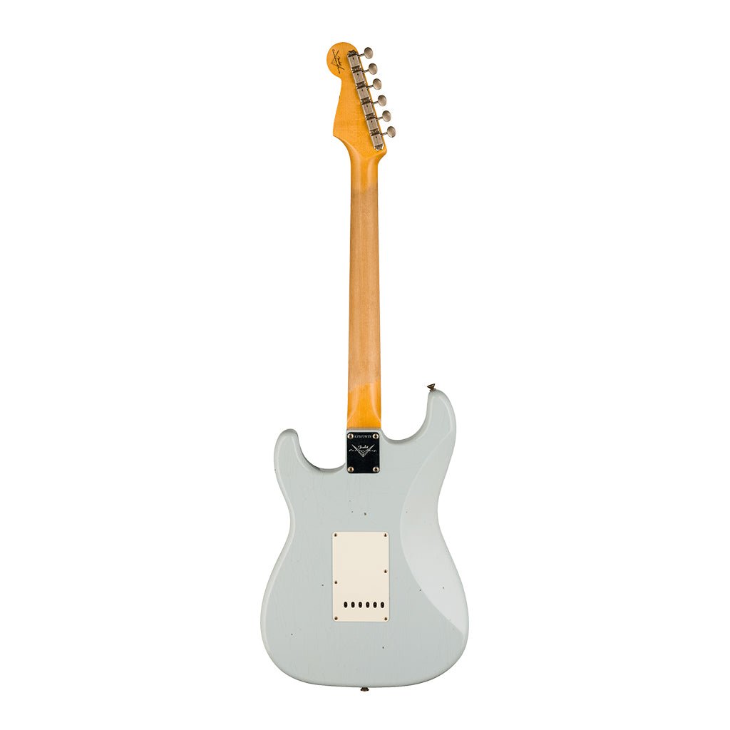 Fender Custom Shop Time Machine 59 Stratocaster Journeyman Relic Super Faded Aged Sonic Blue Electric Guitars Sky Music
