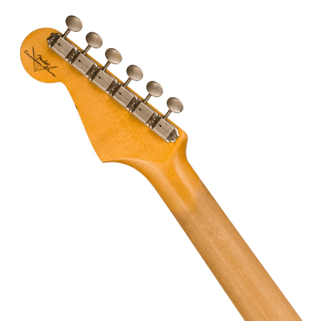 Fender Custom Shop Time Machine 59 Stratocaster Journeyman Relic Super Faded Aged Sonic Blue Electric Guitars Sky Music