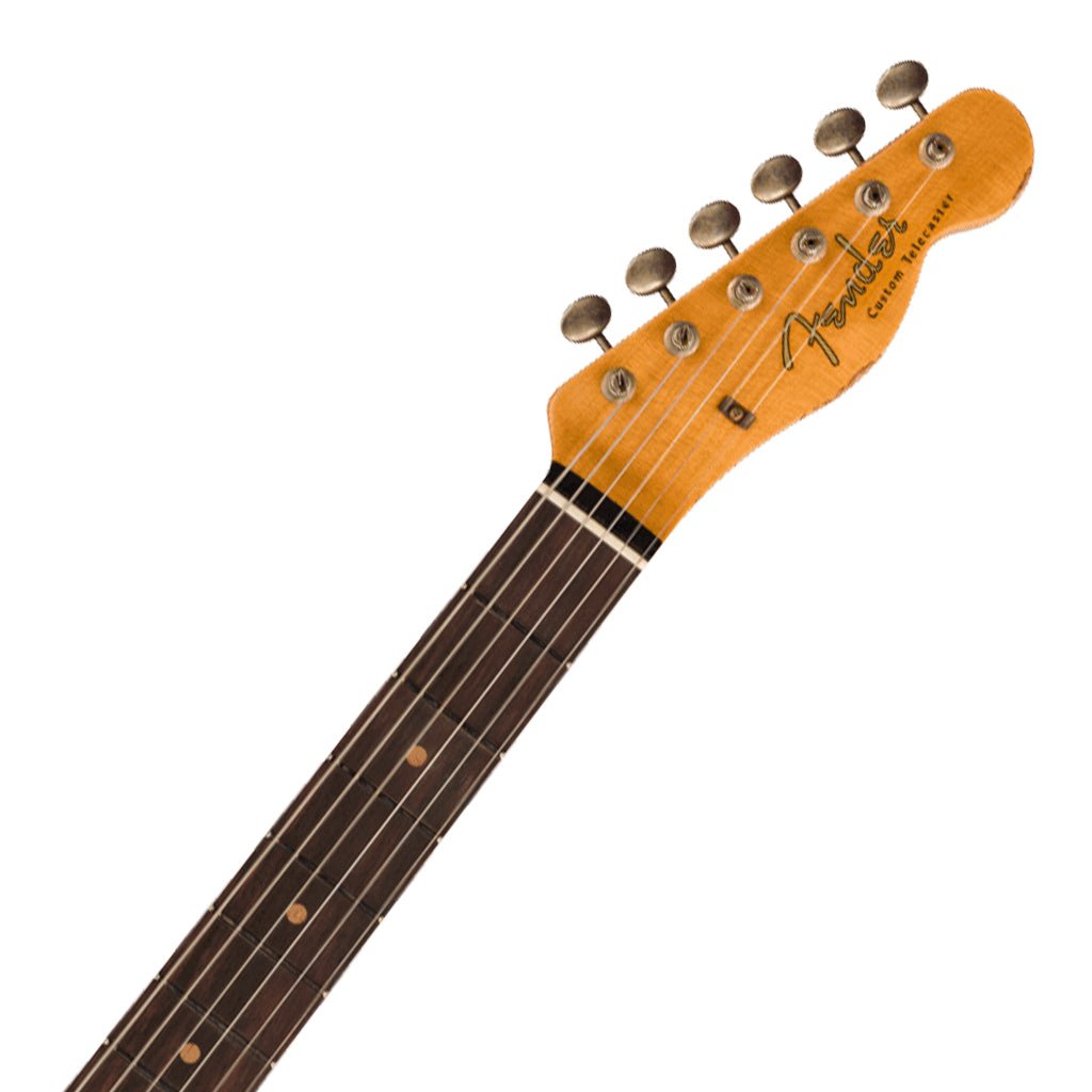 Fender Custom Shop Time Machine '60 Tele Custom - Heavy Relic, Aged Inca Silver Electric Guitars Sky Music