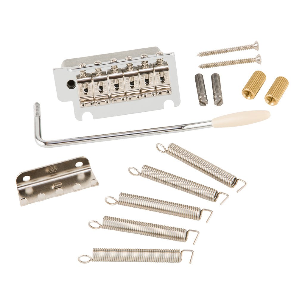 Fender Deluxe Series 2 Point Tremolo Assembly in Chrome Guitar Spare Parts Sky Music