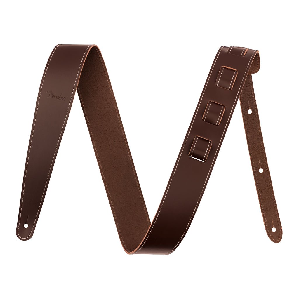 Fender Essentials Leather Strap in Brown Guitar Straps Sky Music