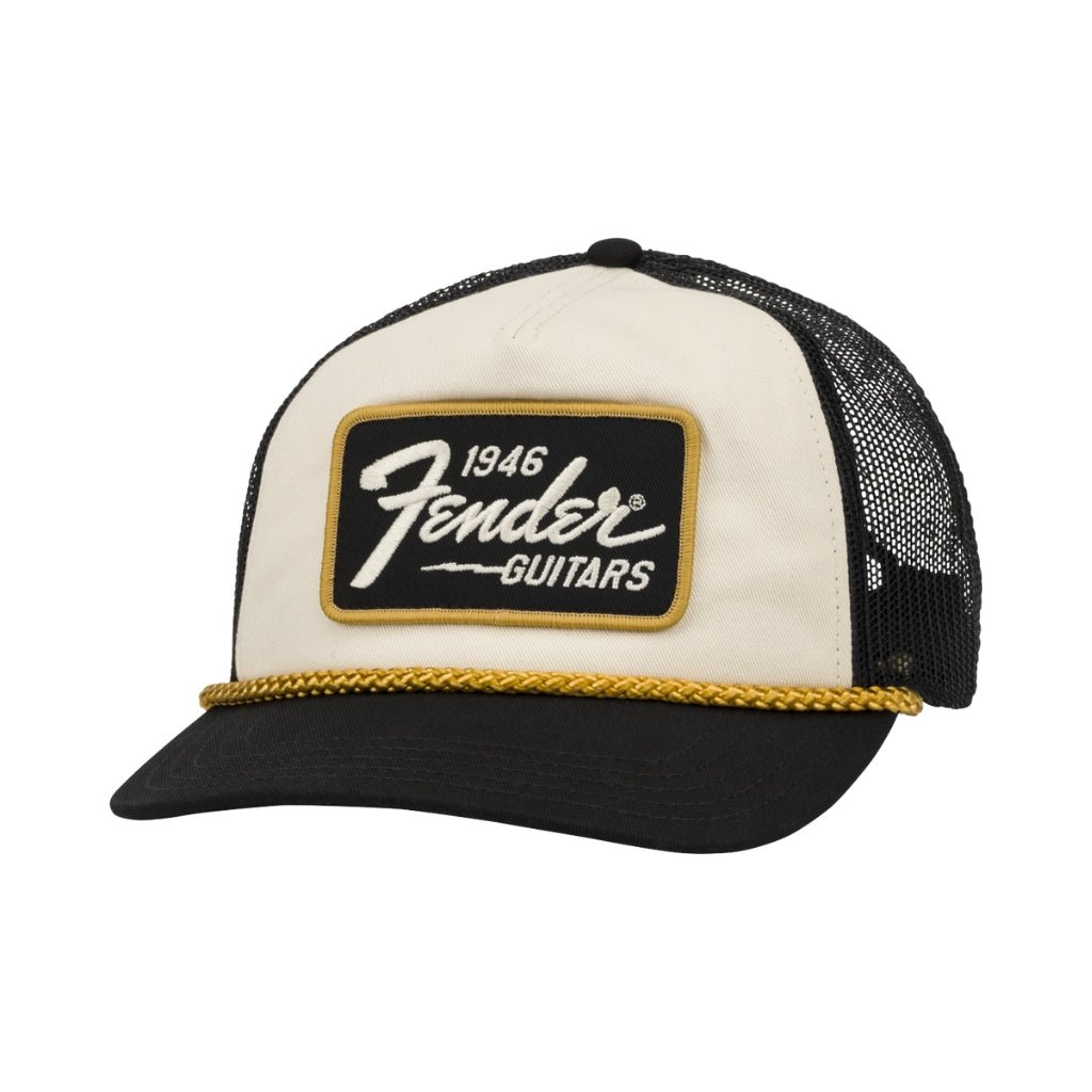 Fender Fender 1946 Gold Braid Hat Cream/Black Merchandise &amp; Apparel Sky Music