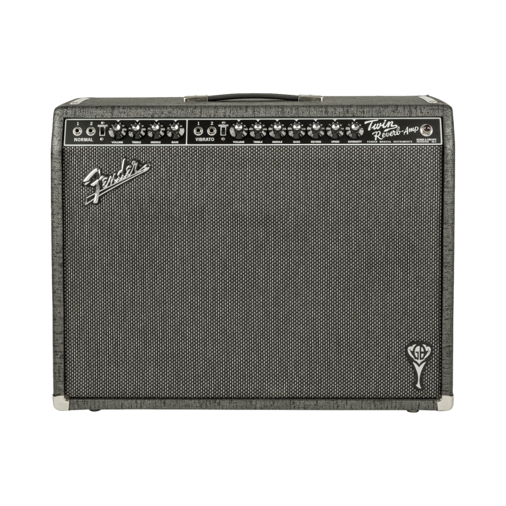 Fender GB George Benson Twin Reverb 2x12-inch 85-watt Tube Combo Amp Electric Guitar Amplifiers Sky Music